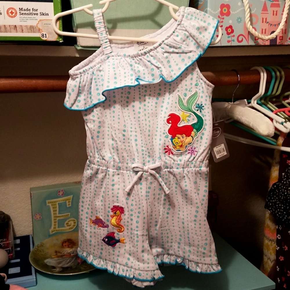 Little Mermaid romper